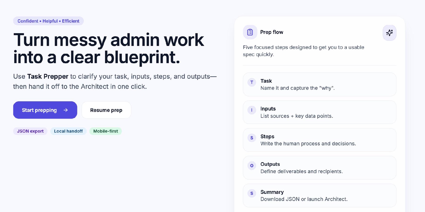 AutoBluprinter Preper