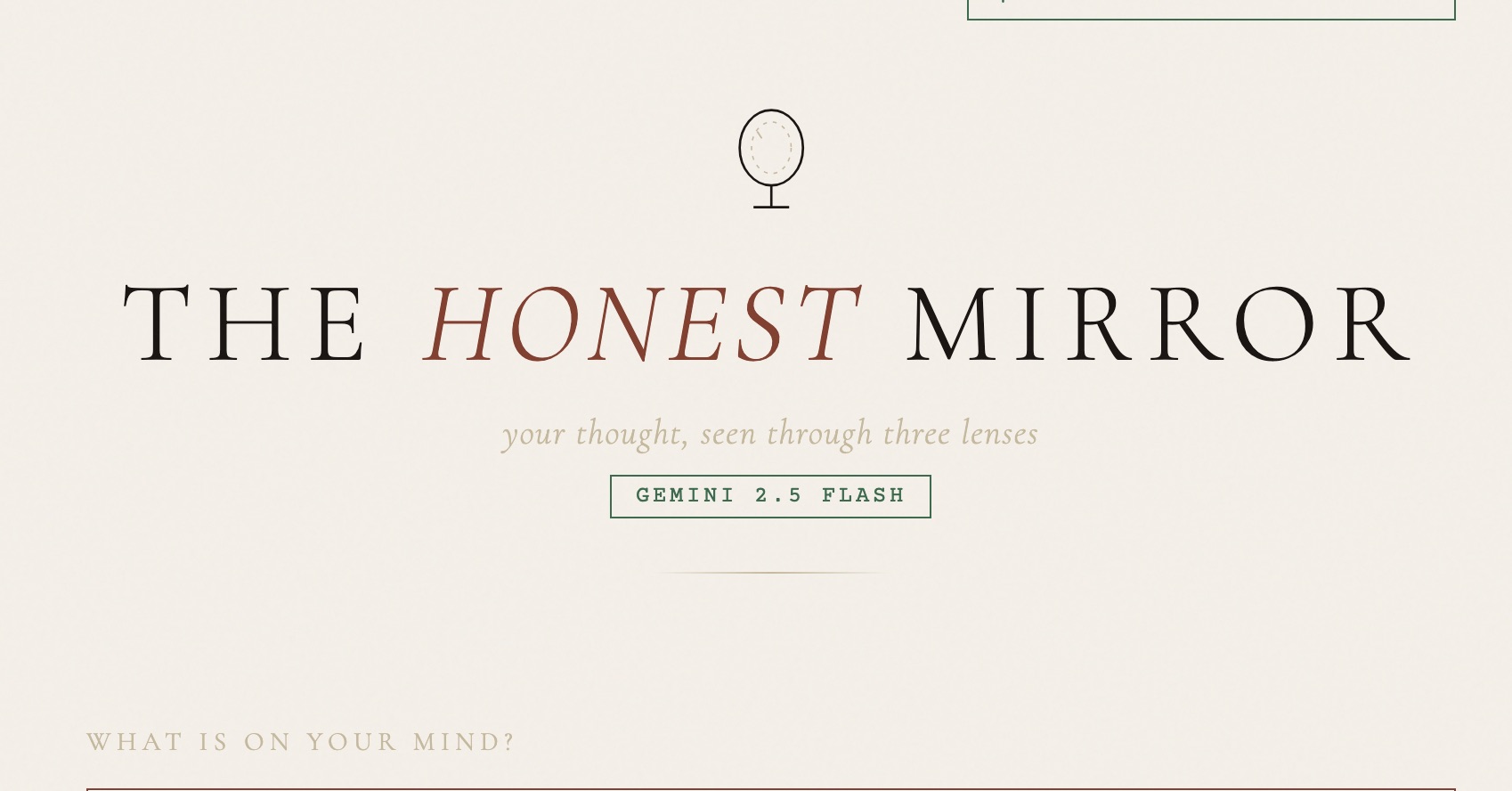 Honest Mirror